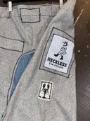 Felted Grey Wool and Denim Reckless Re-JIG