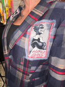 Plaid Harley Quinn - Joker Detailed Jacket