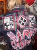 Plaid Harley Quinn - Joker Detailed Jacket