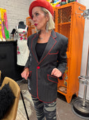 Pinstripe Blazer Red Edging Limited Edition