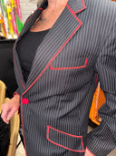 Pinstripe Blazer Red Edging Limited Edition