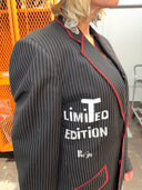 Pinstripe Blazer Red Edging Limited Edition