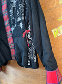 Steampunk in Scotland: Black and Red Tartan Jacket