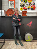 Steampunk in Scotland: Black and Red Tartan Jacket