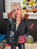 Steampunk in Scotland: Black and Red Tartan Jacket