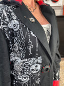 Steampunk in Scotland: Black and Red Tartan Jacket