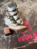 Freebird Open Toe Multi Buckle Ankle Boots - Edgy Boho Style Booties