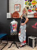 Vintage Boyfriend Jeans - Stars & Heart Details Relaxed Fit | Reckless Swagger