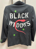 Black Widows Gothic Band Blazer - Dark Elegance Punk Rock Jacket