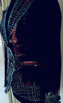 Tattered & Edgy Painted Fashionista Dream Jacket - Unique Artwear