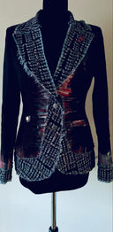 Tattered & Edgy Painted Fashionista Dream Jacket - Unique Artwear