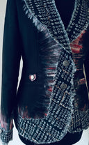 Tattered & Edgy Painted Fashionista Dream Jacket - Unique Artwear