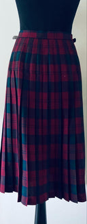 Unisex Scottish Tartan Kilt Punk Motif Skull Smoking Pipe XL