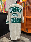Rock N Roll Oversized Comfy Full Length Sherpa Coat
