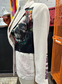 Rock N Roll Soothes My Soul Linen Skull Jacket Blazer