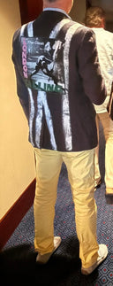 London Calling Clash Painted Blazer Men