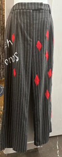 RJ Queen of Diamonds Pinstripe