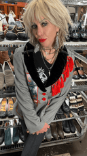 Alice Velvet Shawl Jacket - Reckless Swagger