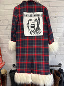 Amyl & The Sniffers Tartan Coat - Reckless Swagger