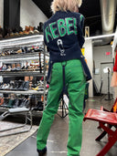 ANTONY MORATO Green Jeans with Suspenders - Reckless Swagger