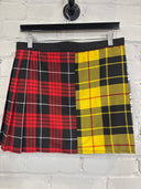 BARROWLAND MIXED HALFMOON SKIRT – MONO PLEATED MINI – PLEATED MINI - Reckless Swagger