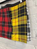 BARROWLAND MIXED HALFMOON SKIRT – MONO PLEATED MINI – PLEATED MINI - Reckless Swagger