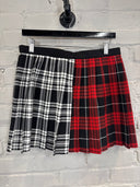 BARROWLAND MIXED HALFMOON SKIRT – MONO PLEATED MINI – PLEATED MINI - Reckless Swagger