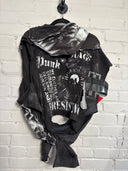 Black Deconstructed hoodie - Reckless Swagger