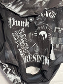Black Deconstructed hoodie - Reckless Swagger