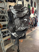 Black Deconstructed hoodie - Reckless Swagger