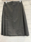 BLACK HALFMOON SKIRT – MONO PLEATED MINI - Reckless Swagger