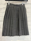 BLACK HALFMOON SKIRT – MONO PLEATED MINI - Reckless Swagger