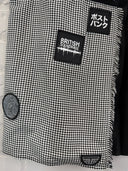 Black Houndstooth Halfmoon Skirt Authentic Tartan Black Houndstooth - Reckless Swagger