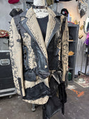 Black Lthr Painted Stud - Reckless Swagger