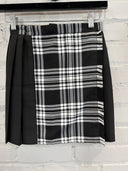 BLACK MENZIES TARTAN SKIRT – WYND PLEATED - Reckless Swagger