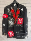 Black & red Punk Blazer - Reckless Swagger