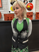 Black Wool Punk Vest - Reckless Swagger