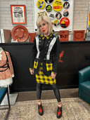 Black Yellow Tartan Suit Punks Not Dead - Reckless Swagger