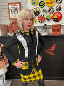 Black Yellow Tartan Suit Punks Not Dead - Reckless Swagger