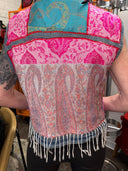 Boho Tassel Paisley Patchwork Vest - Festival Statement Piece - Reckless Swagger