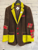 Brown Corduroy Campus Jacket - Reckless Swagger
