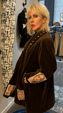 Brown Velvet Coat - Reckless Swagger