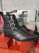 Butz Boot Winklepicker 3-buckle Leather - Reckless Swagger