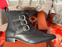 Butz Boot Winklepicker 3-buckle Leather - Reckless Swagger