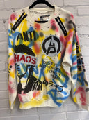 Chaos Mowak Sid Vicious Rainbow Pullover - Reckless Swagger