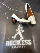 Chie Mihara White Heel Wing Tip - Reckless Swagger