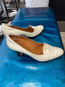 Chie Mihara White Heel Wing Tip - Reckless Swagger