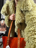 Classic Punk Rock Green Shaggy Coat - Reckless Swagger