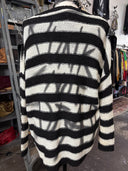 Crucifix B/W Striped Buckle - Reckless Swagger