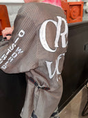 "Cruel World" Semi - Sheer Punk Overshirt – Hand Painted Details | Reworked - Reckless Swagger